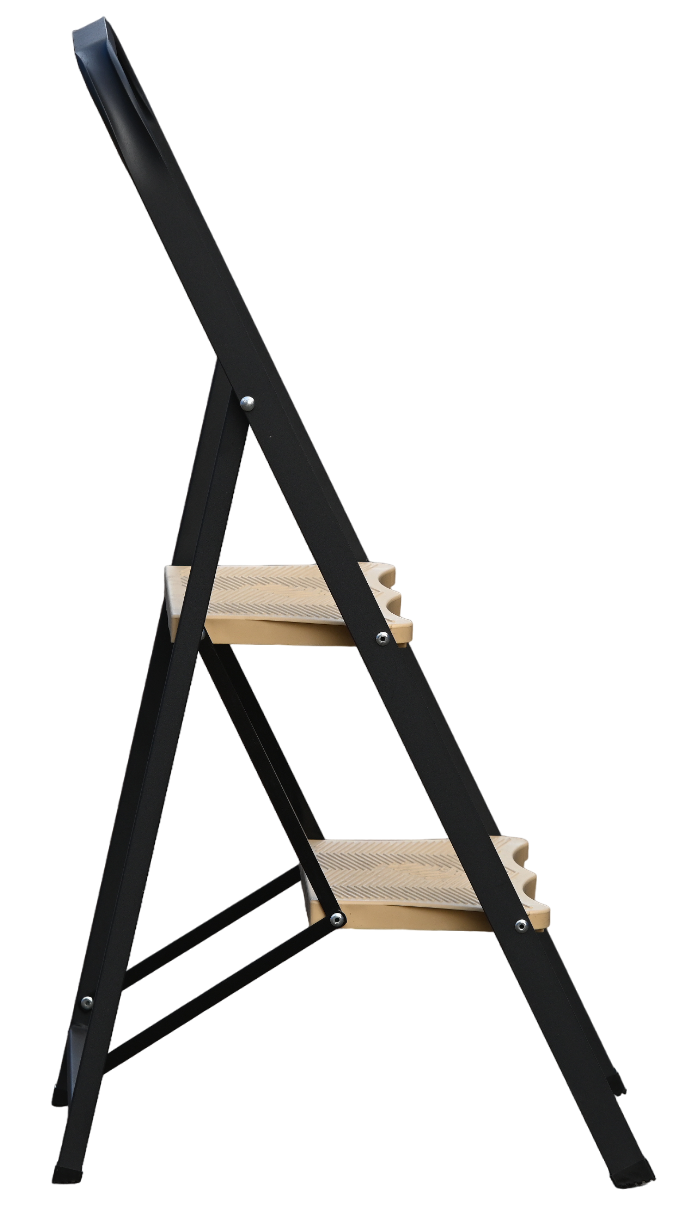 Стремянка c широкими пластиковыми ступенями MKP 802 ALUMET  - Вид №3