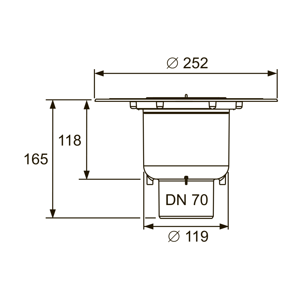 3603600 Сифоны Tece TECEdrainpoint - Вид №1