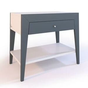 Тумба прикроватная Still, серая, низкая