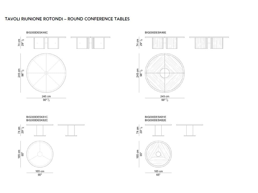 Деревянный модульный стол для совещаний i 4 Mariani Big ARCH-00103732 - Вид №8
