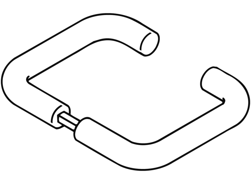 111.23FRST дверная ручка (fr-technik) HEWI System 111 | Polyamid  - Вид №2