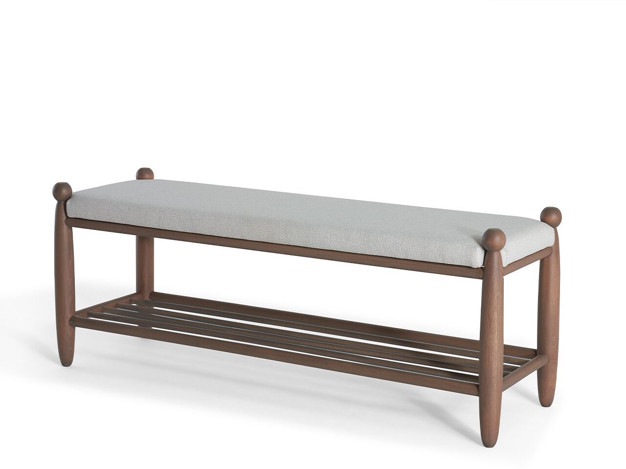 Деревянная мягкая скамейка NDESIGN Ezora ARCH-00120384 - Вид №1