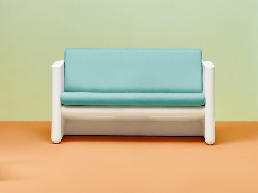 Pedrali Садовый диван 2-х местный обитый полиэтиленом Sunset 626 - Вид №7