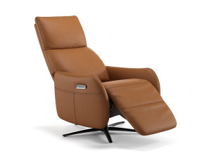 Вращающееся кожаное кресло с электроприводом