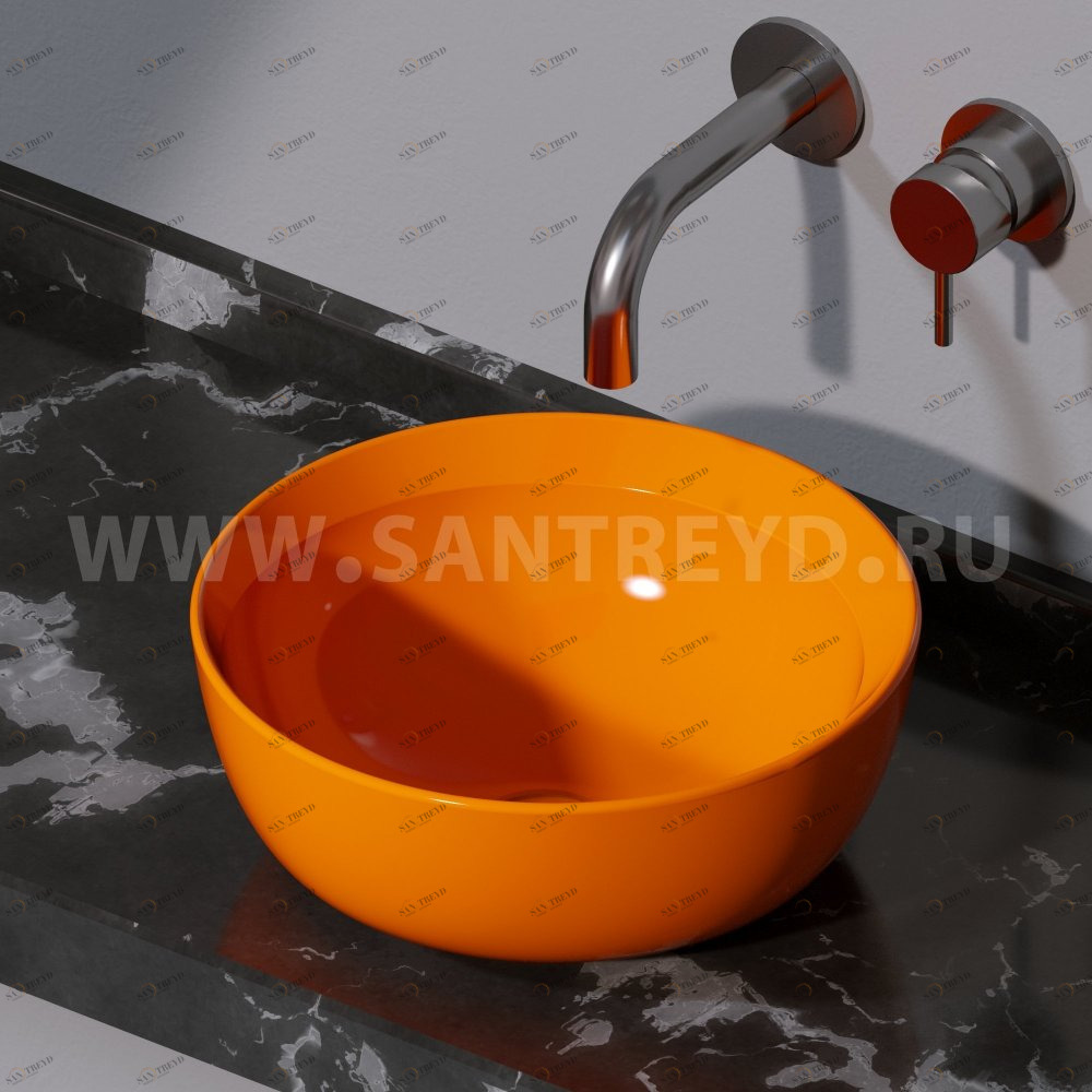 L450114 Накладная раковина на столешницу  круглая A. e T. Italia SPOT AeT ITALIA