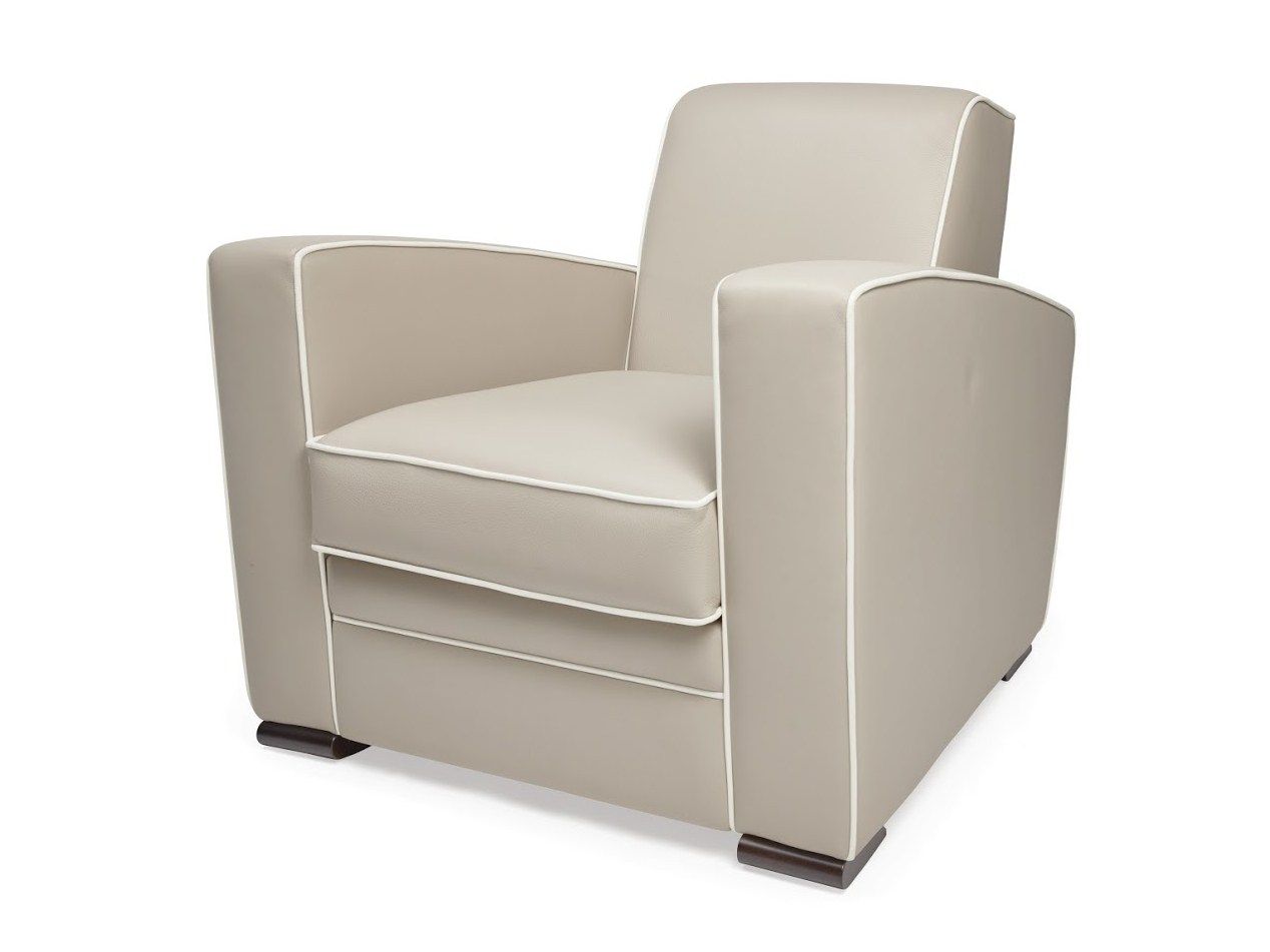 Кожаное кресло с подлокотниками HUGUES CHEVALIER Iconic ARCH-00002824