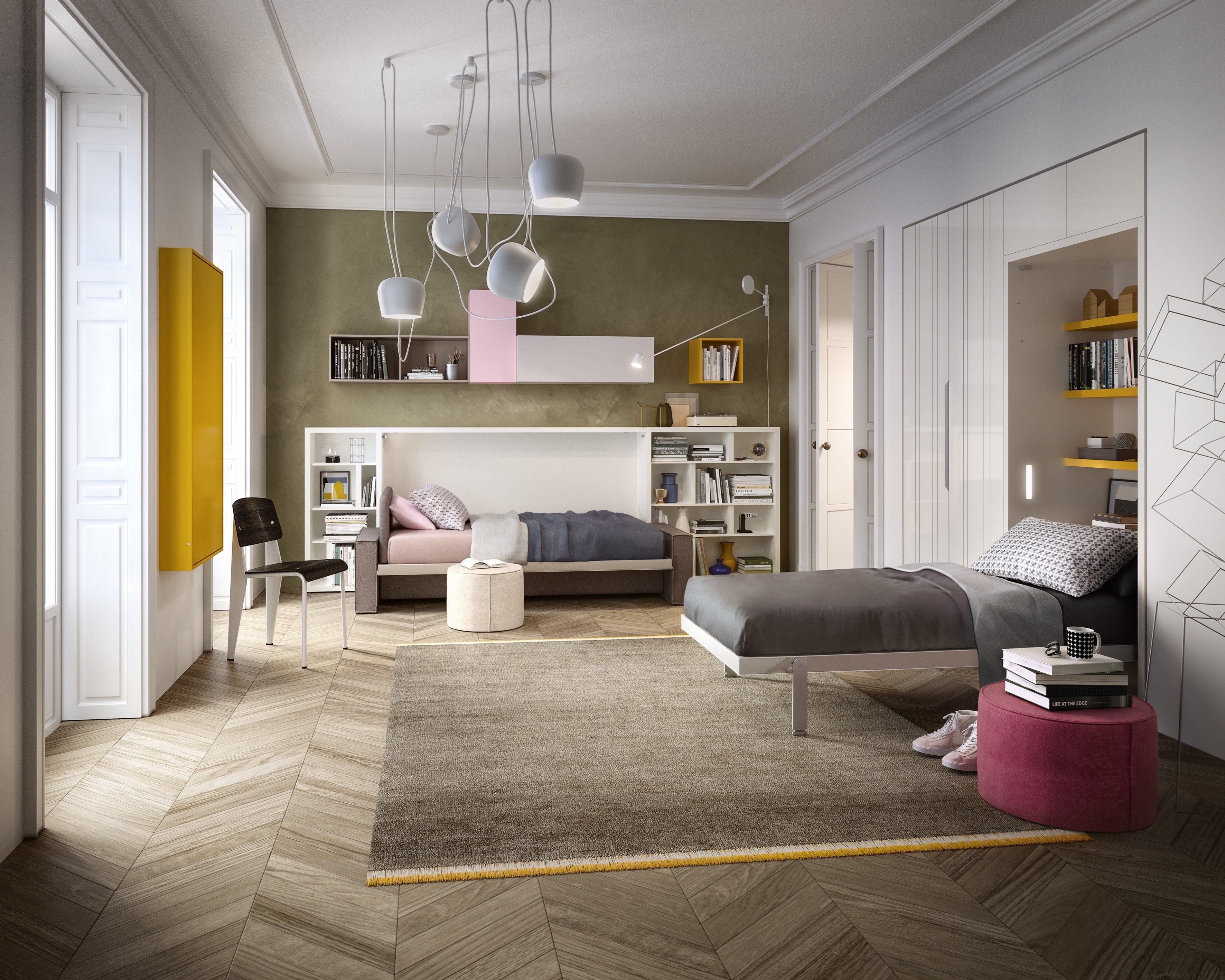 Ткань линейный диван-трансформер CLEI Kali ARCH-00018670 - Вид №4