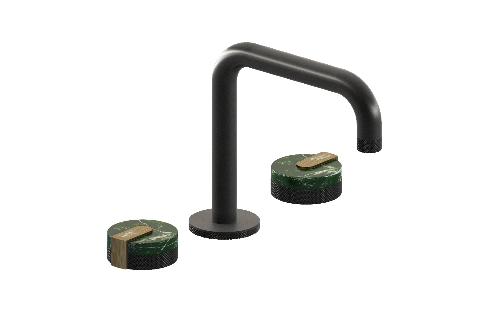 E-11511-R2MG-L1VBB-BK Смеситель для умывальника на 3 отвертия GRAFF MOD+