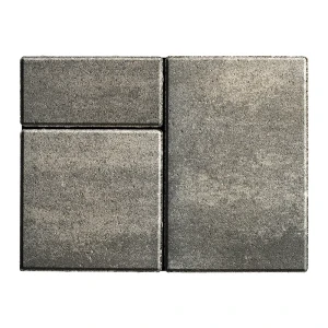 Плитка тротуарная BRAER Старый город Ландхаус 1200x1000 мм цвет Туман толщина 60 мм