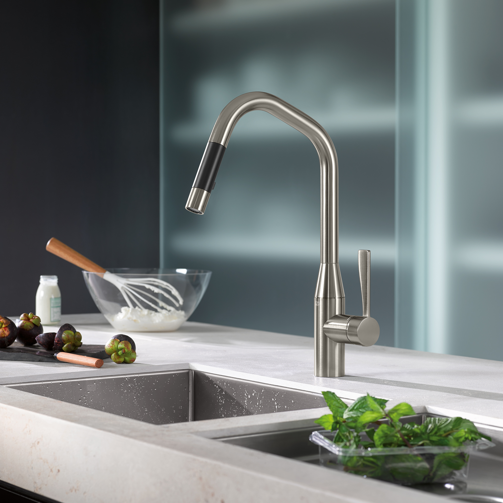 SYNC Смеситель однорычажный Поворотный с функцией струи - Хром 33875895-00 DornBracht - Вид №1