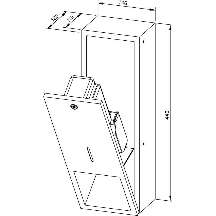 731598 Сенсор - дозатор жидкого мыла WP208e WAGNER_EWAR A-LINE Wagner Ewar  - Вид №1