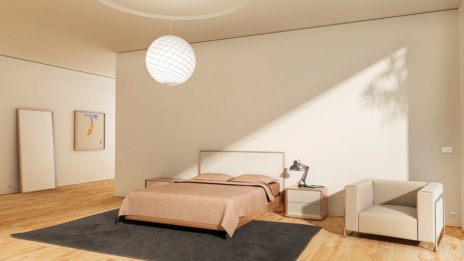 Деревянная двуспальная кровать WUDA ARCH-00059132 - Вид №3