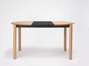 Выдвижной деревянный круглый обеденный стол