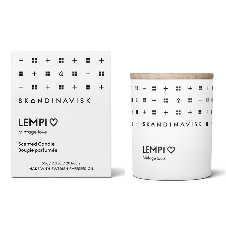 SK20205 Свеча ароматическая lempi с крышкой, 65 г (новая) S K A N D I N A V I S K 