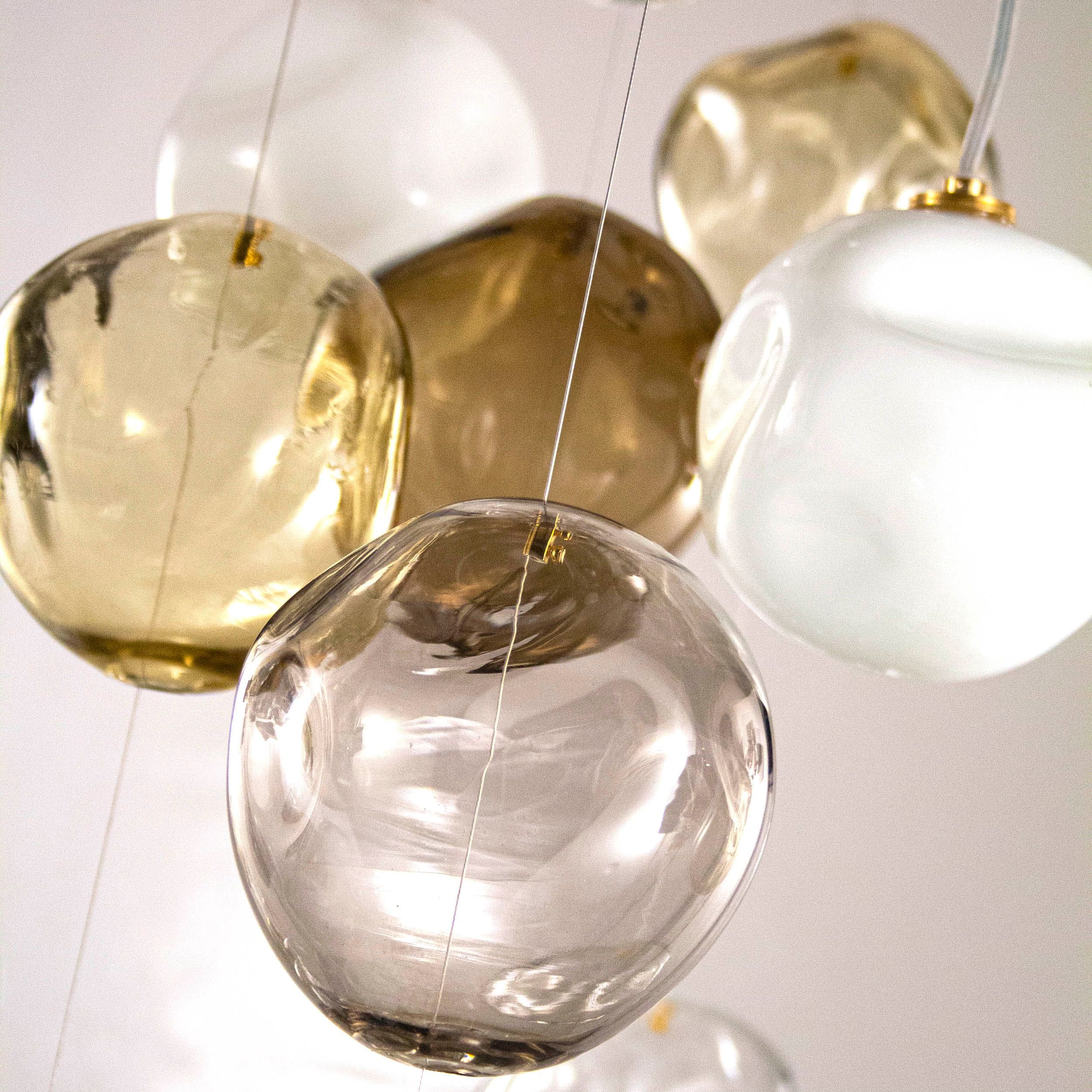 Муранский художественный стеклянный шар водопад потолочный светильник MULTIFORME DESAFINADO 16 ARCH-00089863 - Вид №7