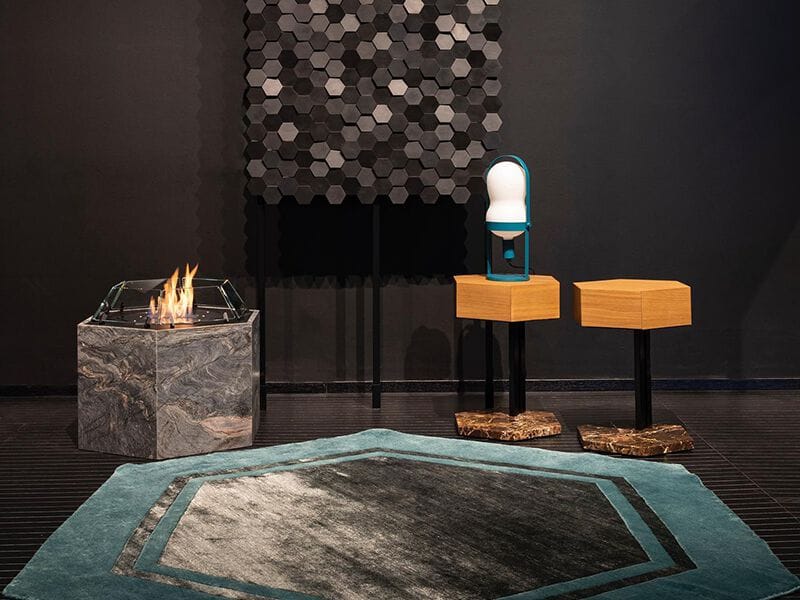 Отдельно стоящий камин на биоэтаноле bioKamino HEXAGO ARCH-00132898 - Вид №1