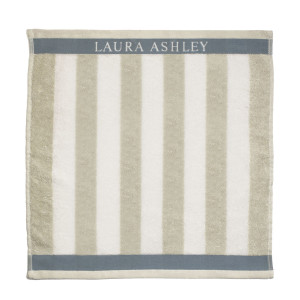 180810 Полотенце Cobblestone Stripe Vertical 50x50 См Laura Ashley
