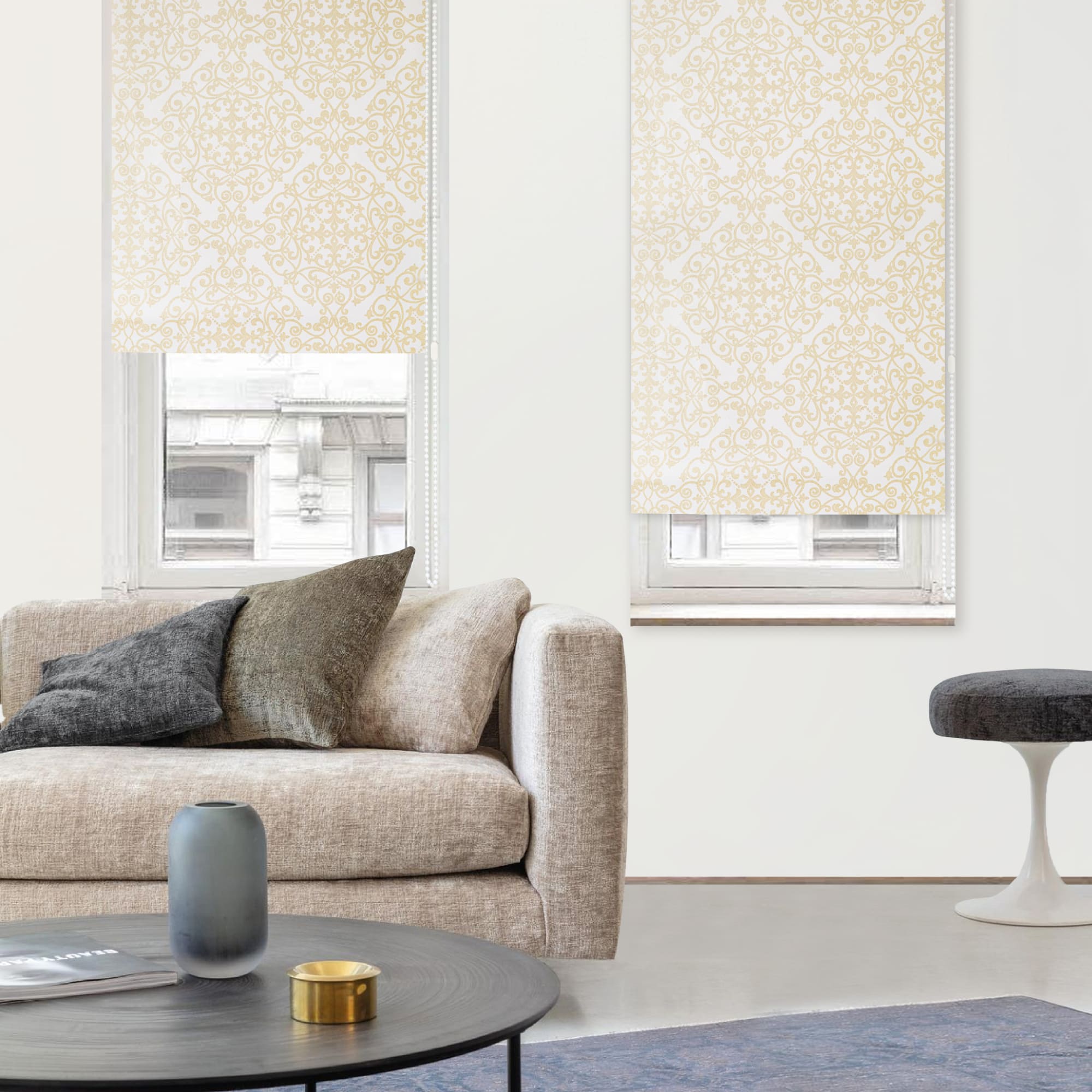 83502825 Штора рулонная Miamoza Rosina 40x160 см жёлтая Santreyd  - Вид №2