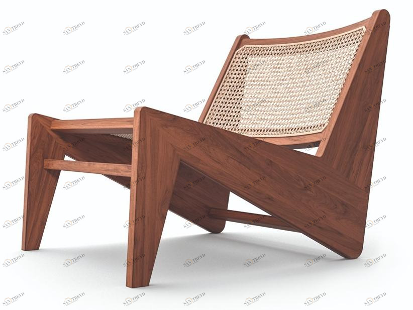 Cassina Кресло из массива дерева и венской соломы sun-id-1346068