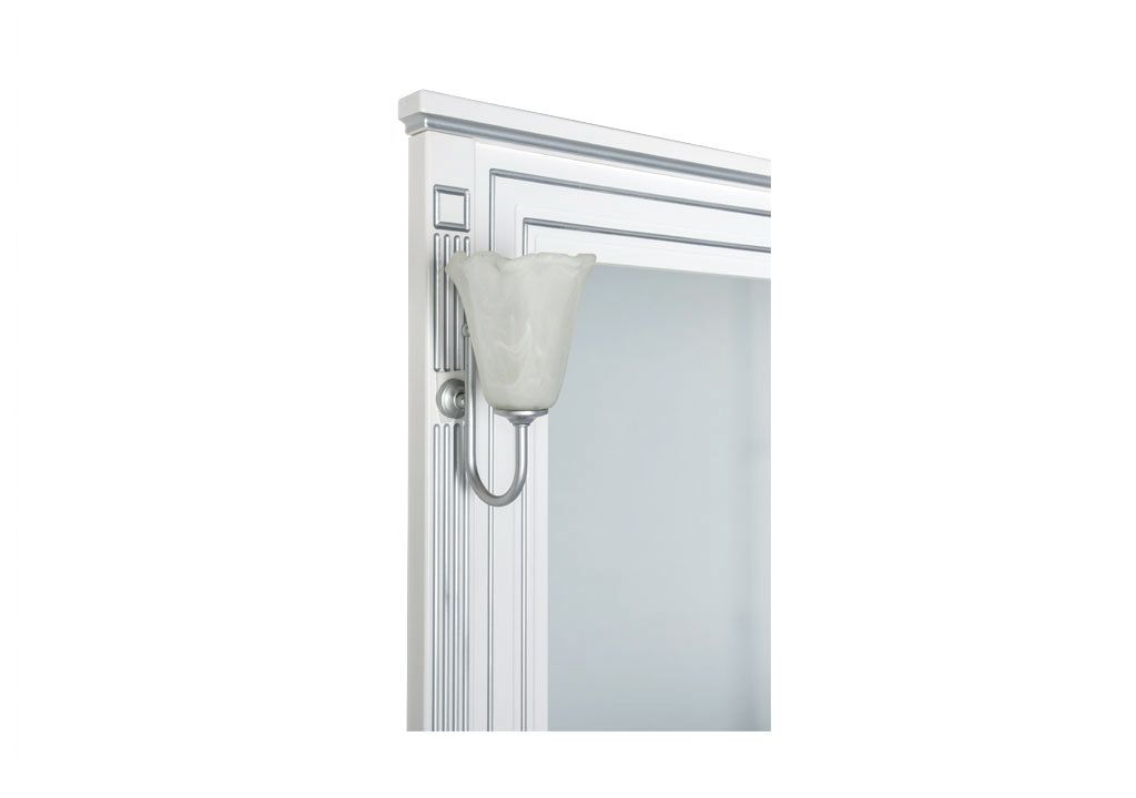 Зеркало Aquanet Паола 120 белый/серебро 00181768 - Вид №2