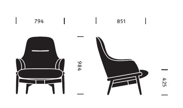 Тканевое кресло с высокой спинкой Herman Miller Reframe ARCH-00116091 - Вид №7