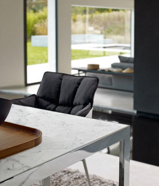 B&B Italia Прямоугольный стол из стали и стекла The table sun-id-1436131 - Вид №4