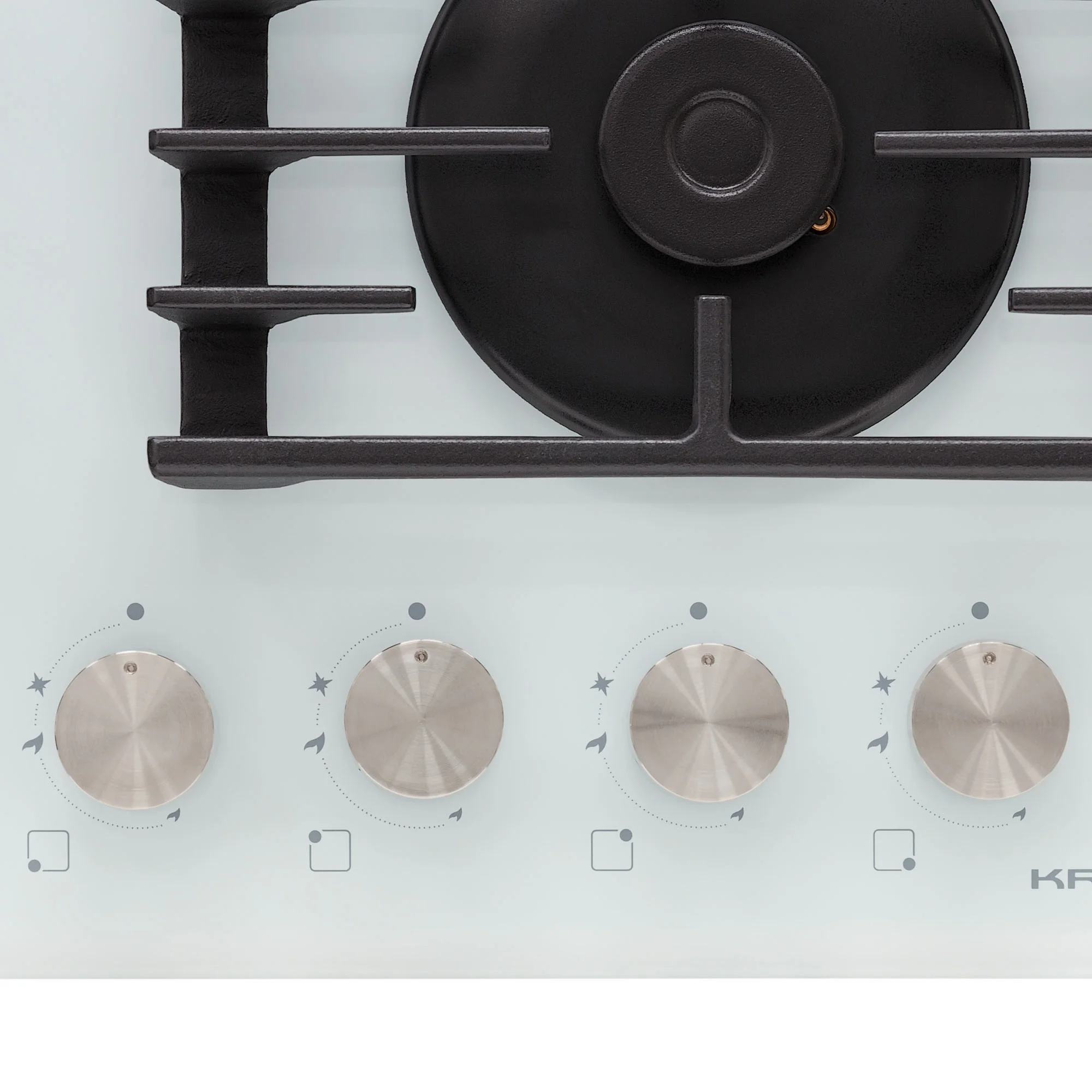 9039376 Газовая варочная поверхность KRONA HAGEL 60 WH W KRONA1 STDN-0125315 - Вид №3