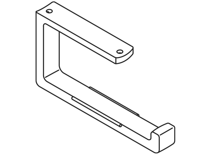802.50.01160 Держатель рулона туалетной бумаги в комплекте HEWI Stützen  - Вид №5