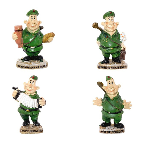 168414 Фигурка декоративная "Солдат" 7 x 4 x 9 см РЕМЕКО 
