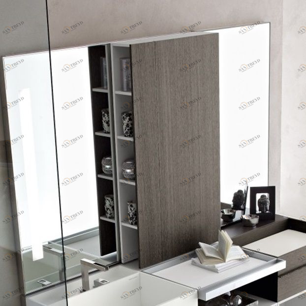 Toscoquattro Шкаф для ванной навесной ELEMENTS серый 20P12MG