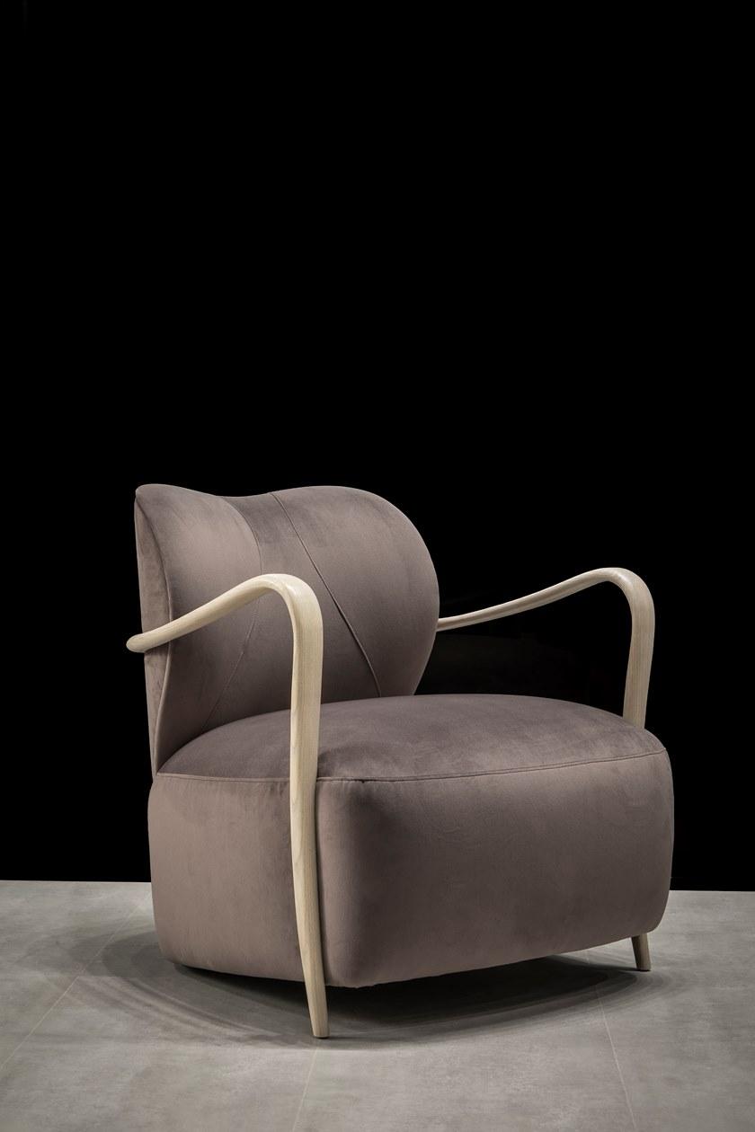 SELVA Мягкое кожаное кресло с подлокотниками  1172  - Вид №2