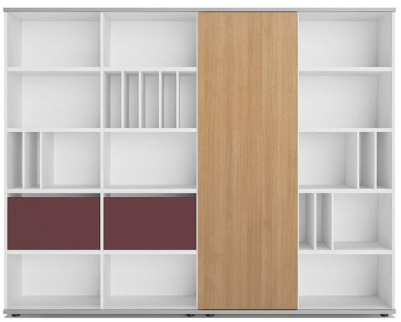 werner works Книжный шкаф открытого офиса Basic s sun-id-1427473 - Вид №1