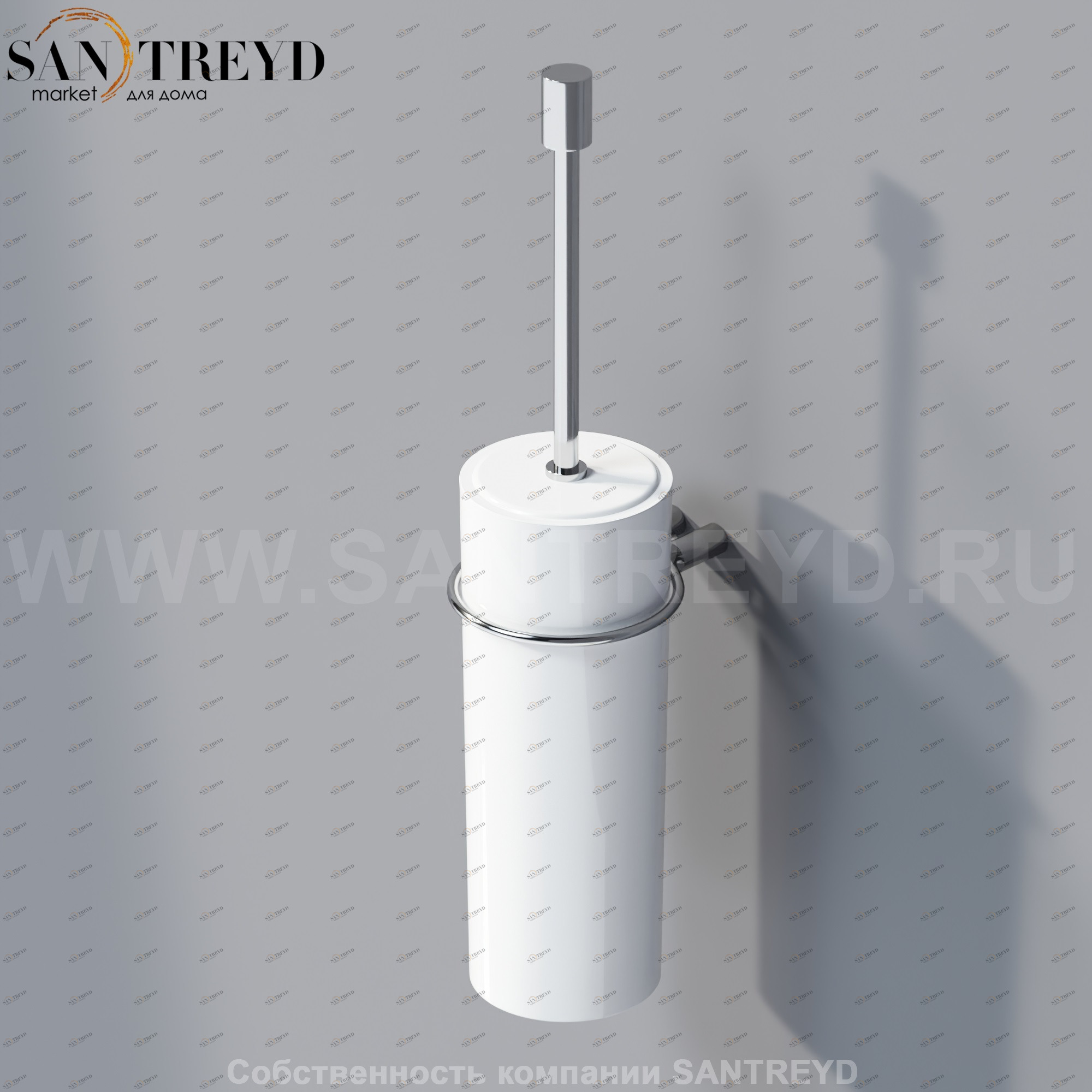 Agape BUCATINI Туалетный ёрш белый ABUC0175Z