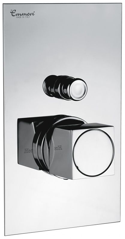 47019CR Внутристенный смеситель Siris на 2 выхода. Без рычага, цвет хром EMMEVI