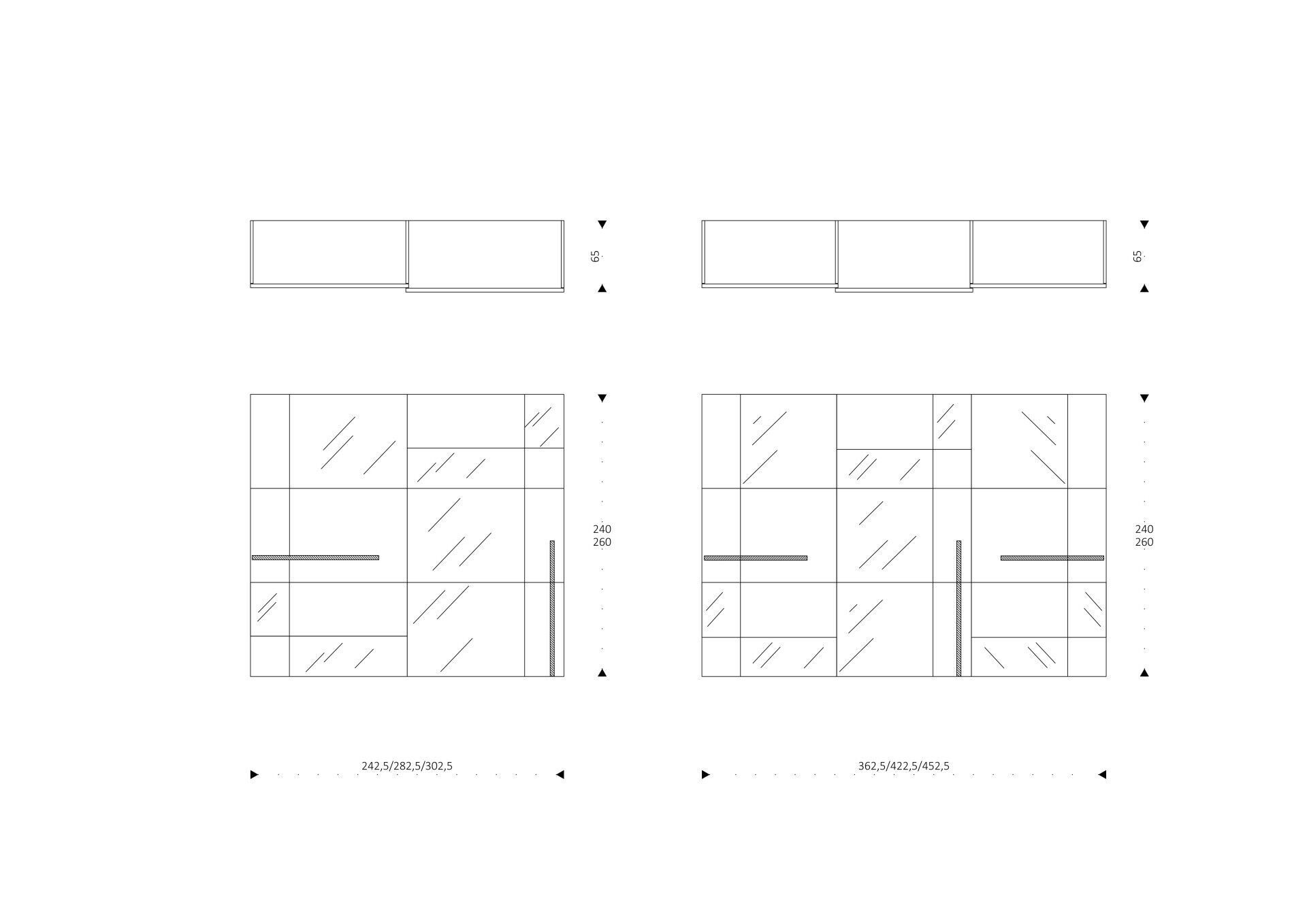 Деревянный шкаф с раздвижными дверями Voltan Prestige ARCH-00025053 - Вид №2