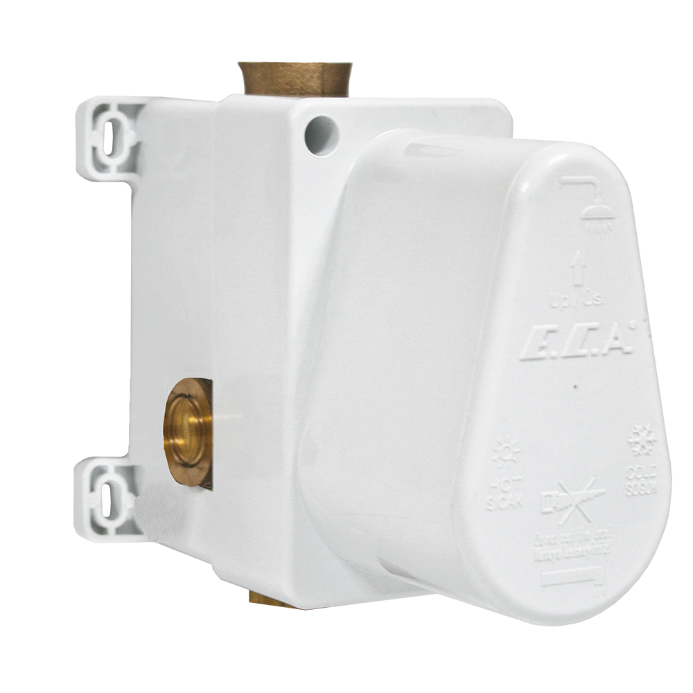 102126824  Скрытый смеситель для ванны / душа Thermo Safe, скрытый монтаж - 2-ходовой Eca  - Вид №1