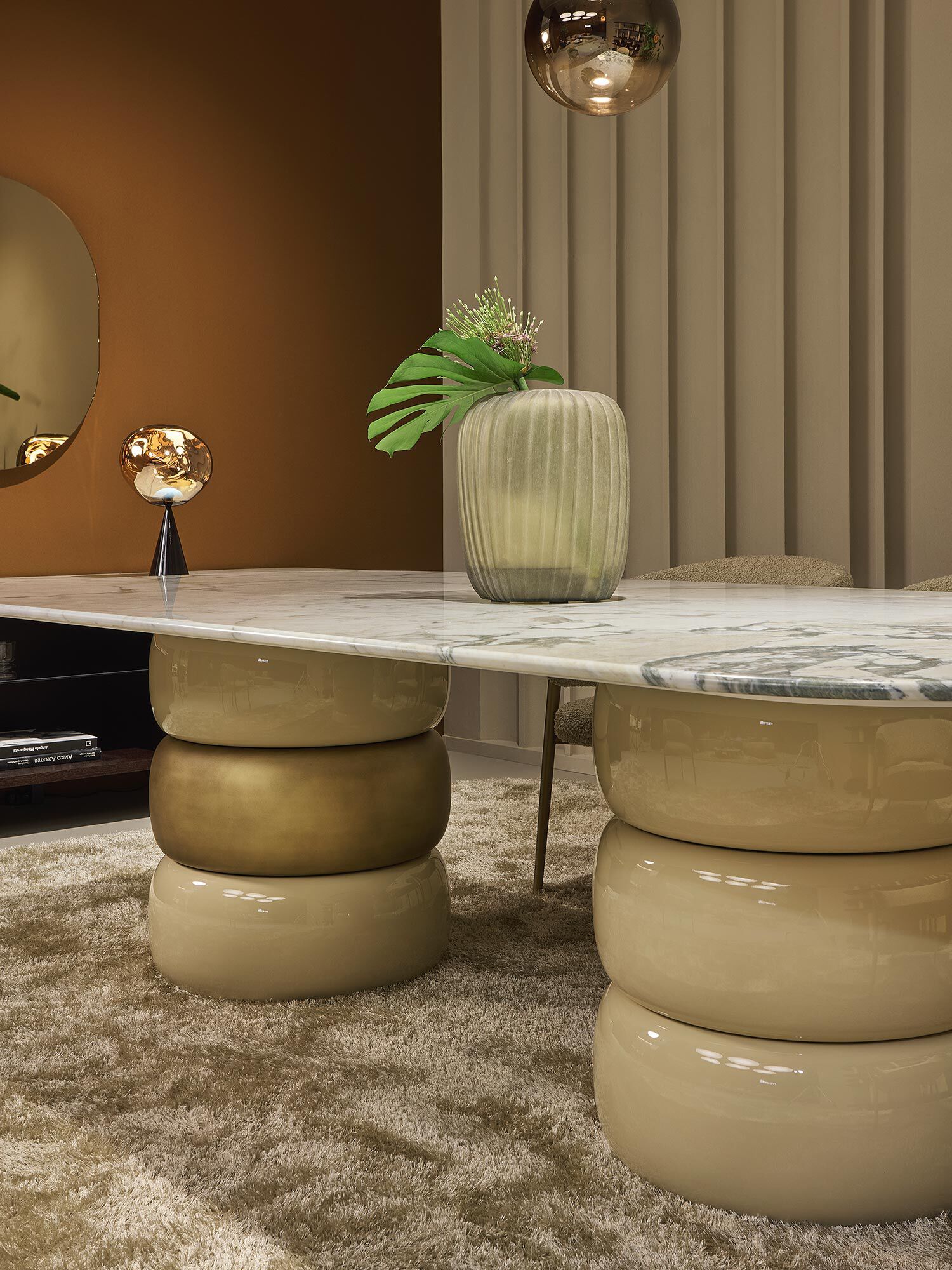 Круглый мраморный стол для гостиной Marelli Lua ARCH-00060651 - Вид №3