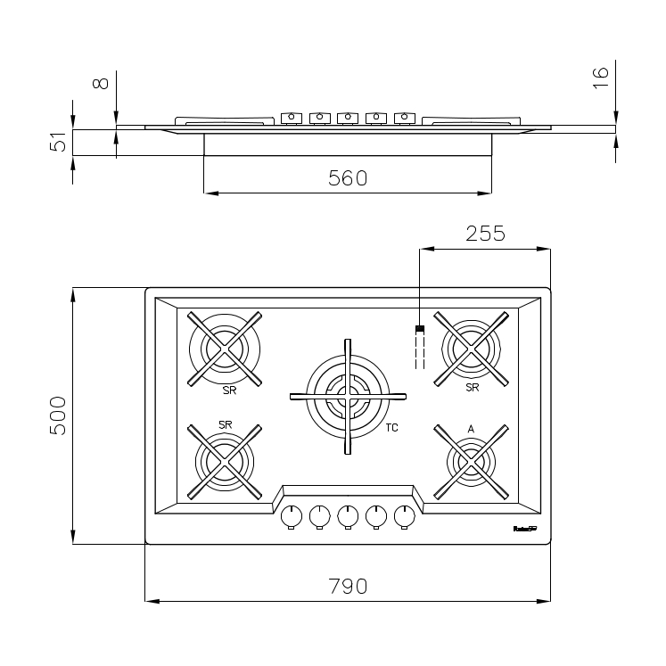 Foster Варочная панель KS 7610 032 7610032 - Вид №2