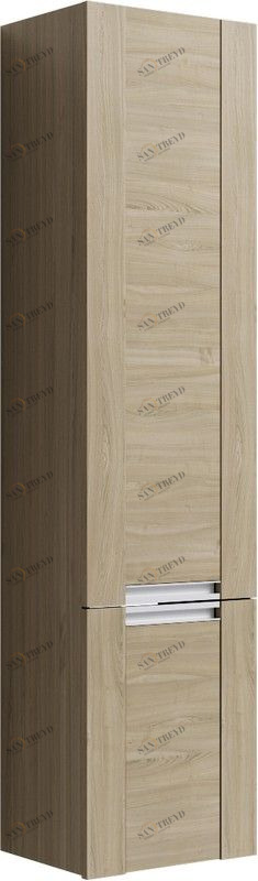 Simphony пенал подвесной левый, цвет дуб сонома, Sim.05.04/L/DS AQWELLA Symphony sun-id-277822