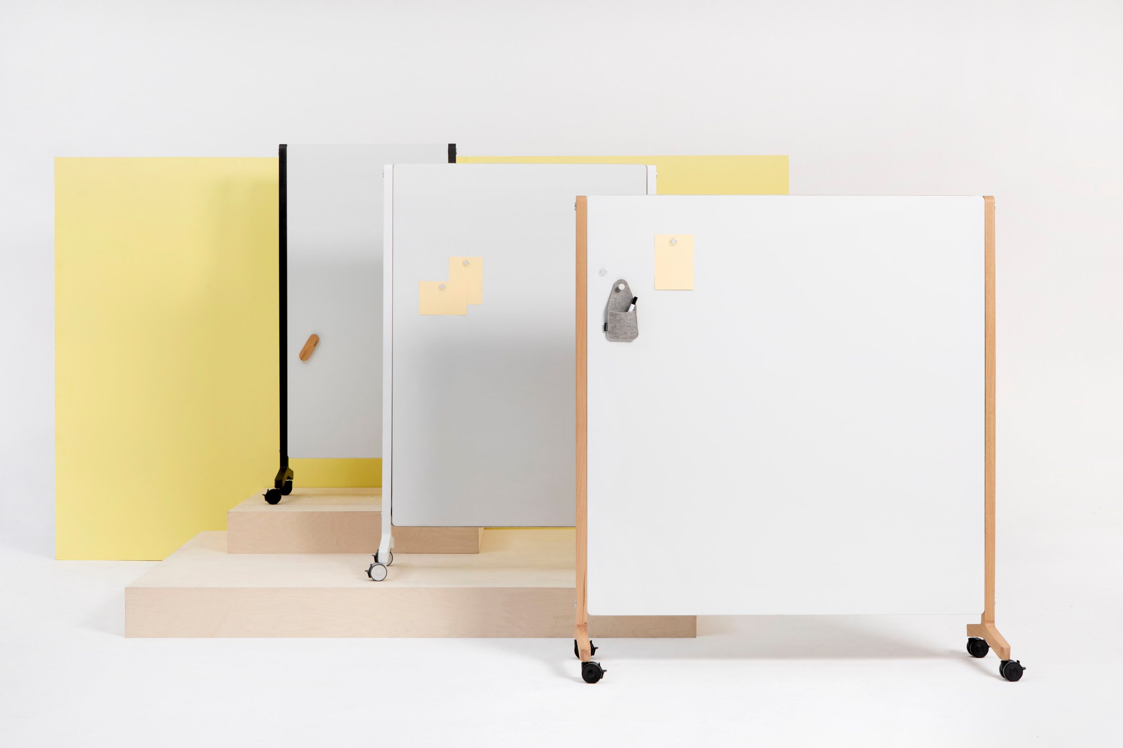 Эмалированная стальная офисная доска с колесами Cascando Round20 ARCH-00089396 - Вид №7