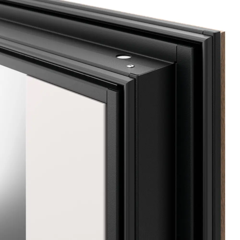 Дверь входная металлическая Браун Скай 86x205 см правая шелк белый с зеркалом TOREX STLM-2178209 - Вид №8