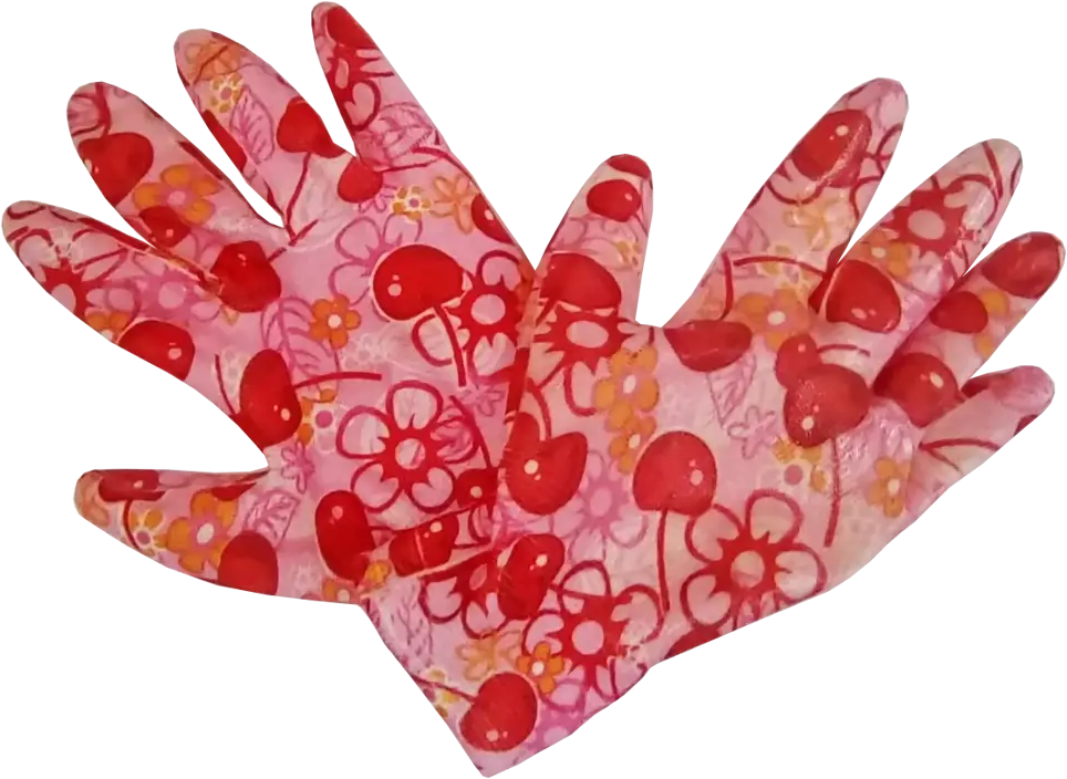 Садовые перчатки GARDEN FLOWERS с нитриловым покрытием для точной работы 82842737