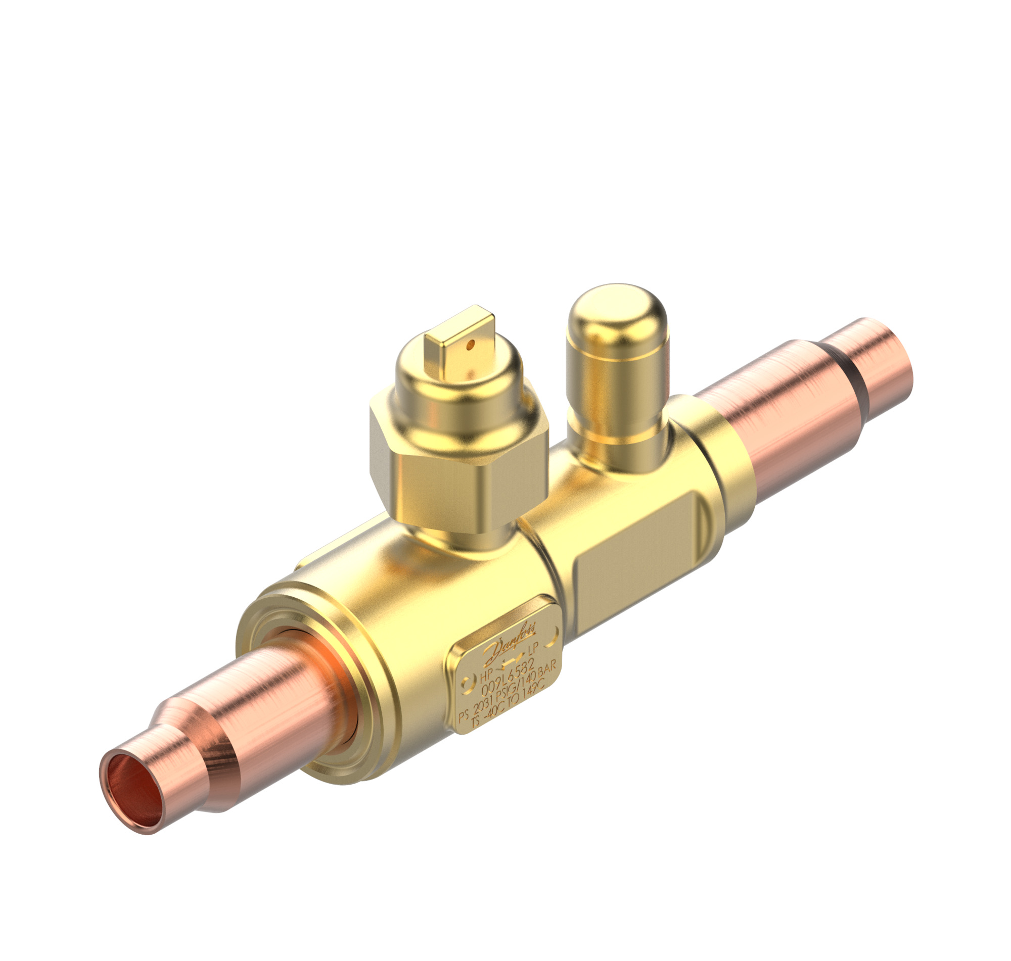 Danfoss GBCT — Запорные шаровые краны для CO2 140 бар GBCT 12s Кран шаровый 009L6585  - Вид №15