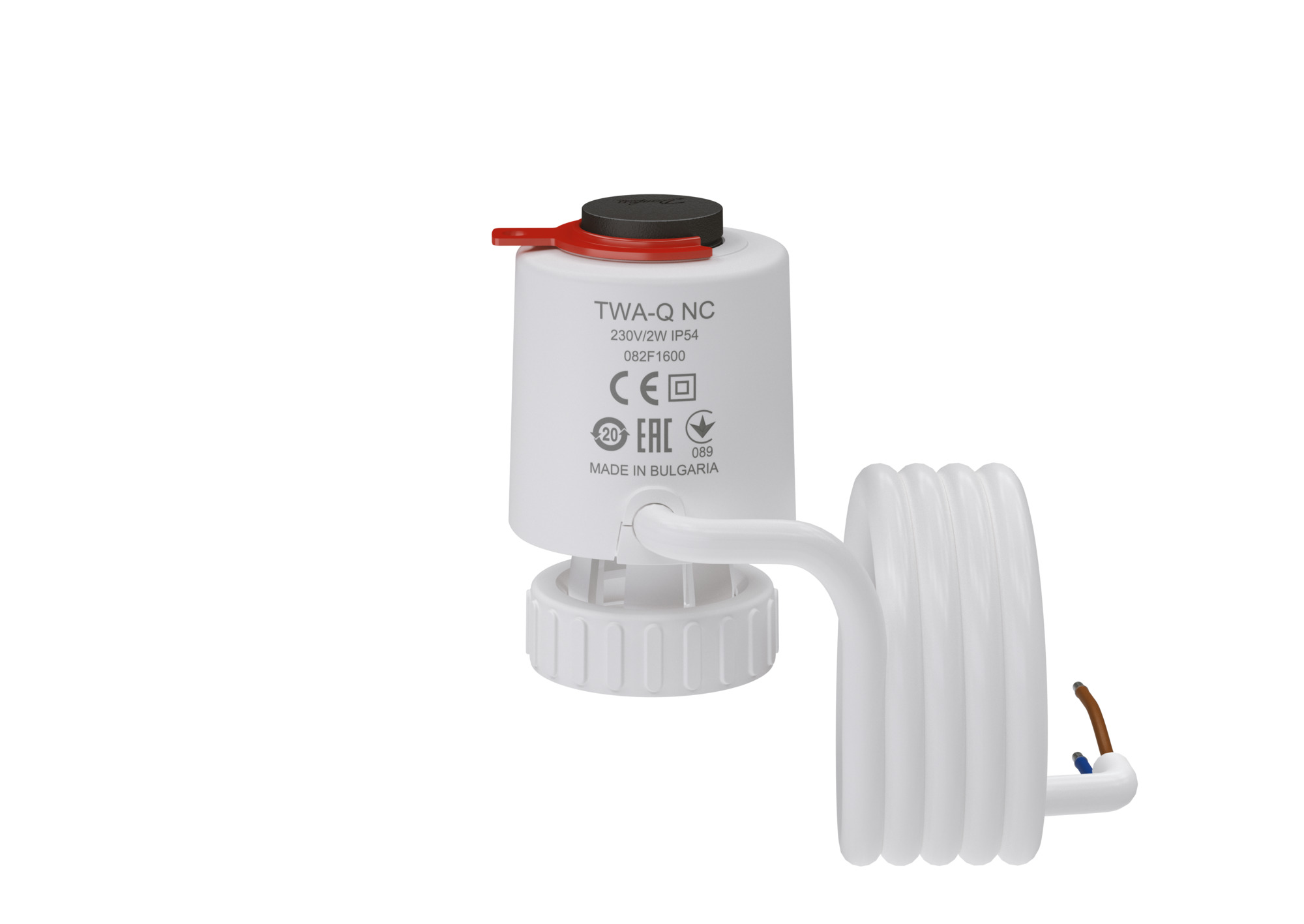Danfoss Термоэлектрические приводы для клапанов AQT TWA-Q 230В NO для AQT DN10-32 каб.1,2м 082F1601  - Вид №40