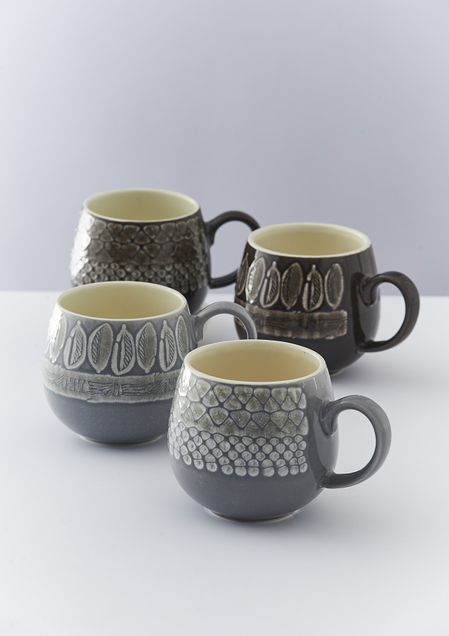 2001.881 Кружка impressions, 350 мл, серая Mason Cash  - Вид №1