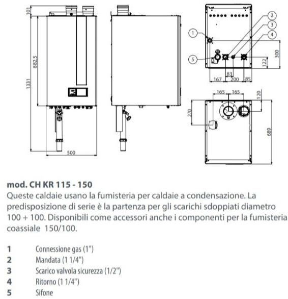FONDITAL Настенный конденсационный котел Caldaie alta potenza sun-id-1495881 - Вид №5