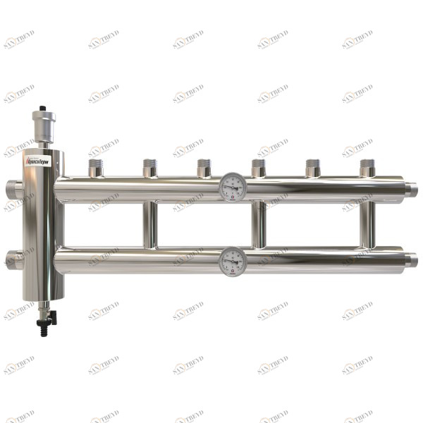Купить Распределительный коллектор с гидрострелкой 120 кВт, 3+1 контур Прокситерм GSK4031