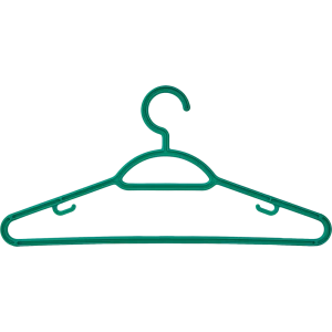 Плечики Martika 42x20.6 см полипропилен цвет зелёный