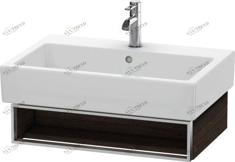 VE600505353 Тумбочка подвесная Vero #VE6005 650 x 431 мм Каштан темный, декор Duravit