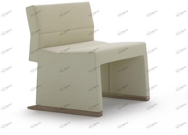 Billiani Кресло с салазками, обитое кожей Inka wood sun-id-1371455